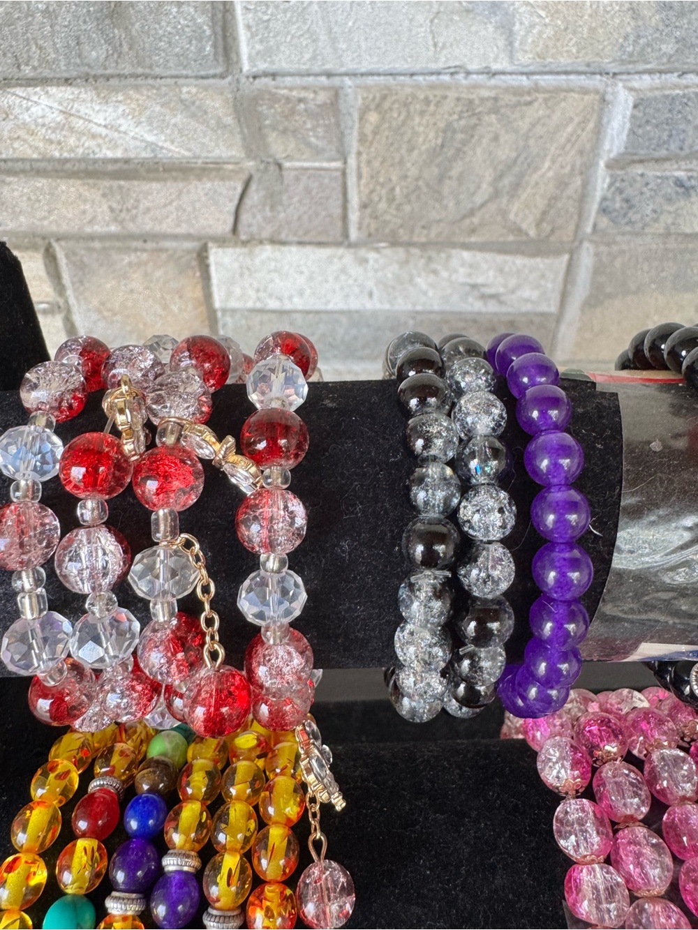 Assorted Beaded Stretch Bracelets - Multicolor Set - Picture 7 of 9